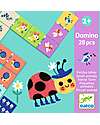 Djeco Domino - Piccoli Animali - 28 pezzi - 3+ anni Memory