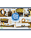 Djeco Domino Zig&Go 45 pezzi - Crea Circuiti Sempre Diversi! Giochi Montessoriani