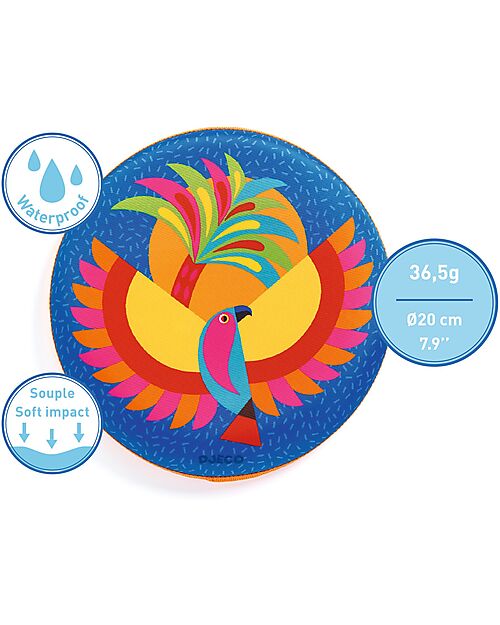 Djeco Frisbee - Bird - Diametro 20 cm Giochi da Esterno_