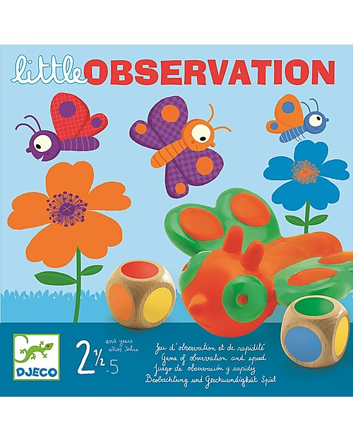 Djeco Gioco da Tavola Little Observation - Cattura la farfalla! Giochi da Tavolo