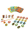 Djeco Gioco da Tavolo Ludo - Include Memo + Pesca + Tombola + Gioco Roll-and-Move Giochi da Tavolo