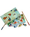 Djeco Gioco della Pesca con Magnete, Pesci - Legno Giochi per Inventare Storie