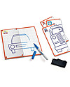 Djeco Gioco delle Simmetrie Step by Step - Completa il Disegno! Disegnare e Colorare