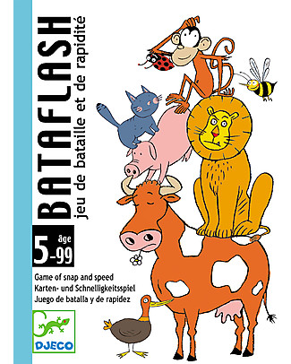 Djeco Gioco di Carte BataFlash - Trova gli Animali! Giochi Creativi