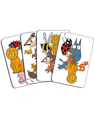Djeco Gioco di Carte BataFlash - Trova gli Animali! Giochi Creativi