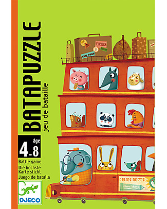 Djeco Gioco di Carte Batapuzzle - Completa il Puzzle! Giochi Creativi