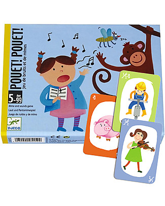 Djeco Gioco di Carte Pouet Pouet - Gioco di Mimi e Versi! Giochi Creativi