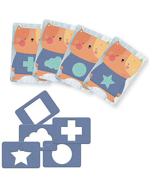 Djeco Gioco di Carte - Primo Ludo Shapes - Insegna le Forme Giochi da Tavolo