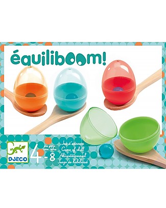 Djeco Gioco di Equilibrio, Equiliboom - Non far Cadere l'Uovo! Giochi all'Aperto