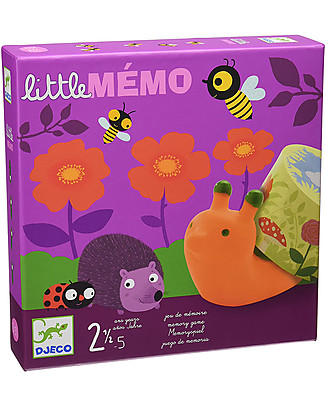 Djeco Gioco di Memoria Little Memo - Quale Animale si Nasconde? Giochi Di Una Volta