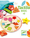 Djeco Gioco di Riconoscimento Tattile Tactilo Basic - Trova le Figure! Giochi Montessoriani