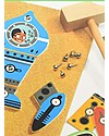 Djeco Gioco Educativo dello Spazio, Tap Tap Space - Legno e Sughero Giochi STEM