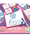 Djeco Gioco Educativo Eduludo Step By Step, Josephine & co - Impara a disegnare! Disegnare e Colorare
