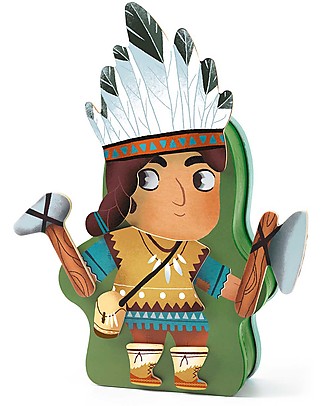 Djeco Gioco Magnetico, Aventuro - Legno Adesivi e Timbri
