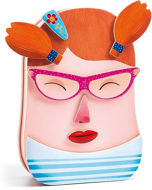 Djeco Gioco Magnetico, Potraito - Legno Giochi Magnetici