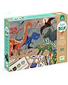 Djeco Gioco Multiattività Dino Box - 6 Attività Creative e Progetti Tema Dinosauri - dai 6 ai 10 anni Kit Fai Da Te