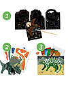 Djeco Gioco Multiattività Dino Box - 6 Attività Creative e Progetti Tema Dinosauri - dai 6 ai 10 anni Kit Fai Da Te