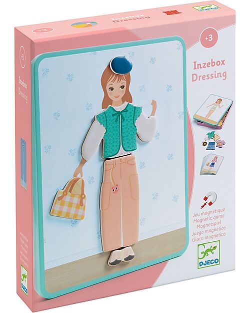 Djeco Inzebox Moda Creativa - Gioco Magnetico - 3+ anni Giochi Magnetici