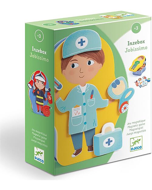 Djeco Jobbissimo - Gioco Magnetico dei Mestieri - Stimola la Creatività! Giochi Magnetici