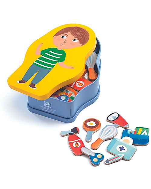 Djeco Jobbissimo - Gioco Magnetico dei Mestieri - Stimola la Creatività! Giochi Magnetici