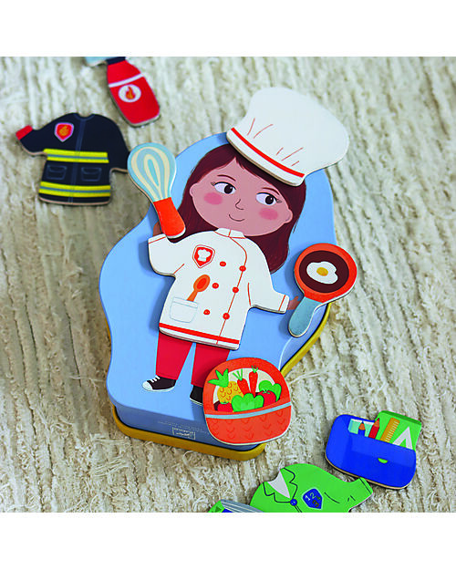 Djeco Jobbissimo - Gioco Magnetico dei Mestieri - Stimola la Creatività! Giochi Magnetici