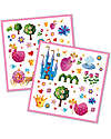 Djeco Kit 160 Adesivi - Tema la Principessa Margherita - dai 4 ai 7 anni Adesivi e Timbri