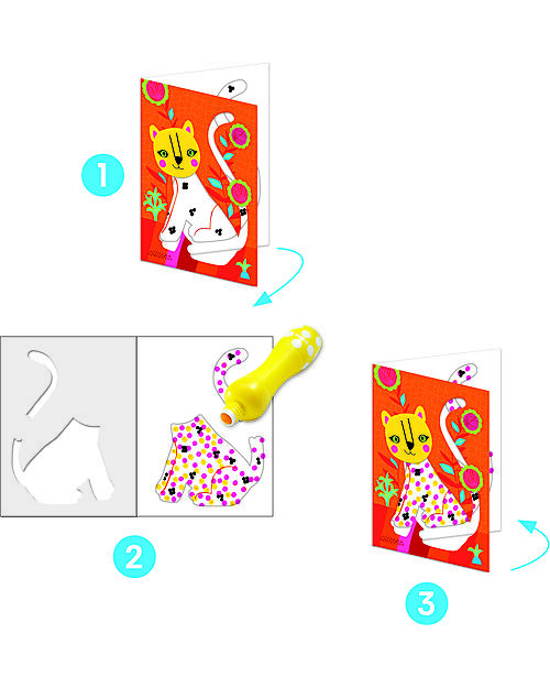 Djeco Kit artistico - Disegnare dei punti - dai 18 mesi Giochi Creativi