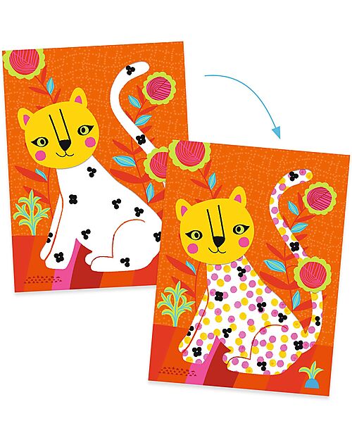 Djeco Kit artistico - Disegnare dei punti - dai 18 mesi Giochi Creativi