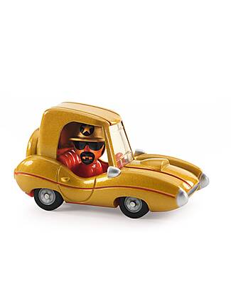 Djeco Macchina Oro - Golden Star - Crazy motors - in Metallo Macchine e Trenini in Legno