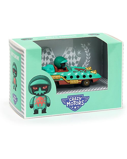 Djeco Macchinina Abys Engine - Crazy Motors - in Metallo Macchine e Trenini  in Legno