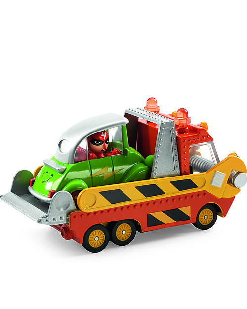 Djeco Macchinina Crazy Truck - Crazy Motors - in Metallo Macchine e Trenini  in Legno