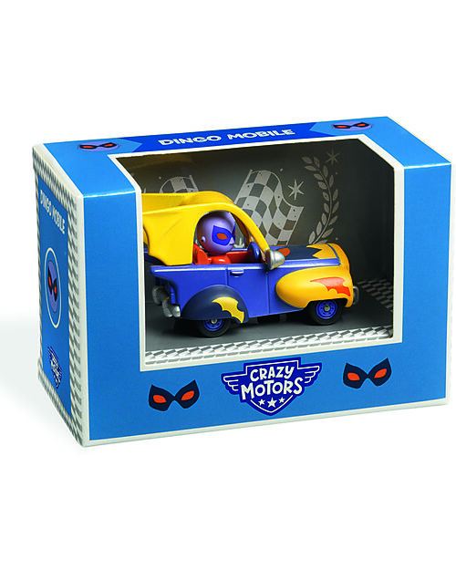 Djeco Macchinina Dingo Mobile - Crazy Motors - in Metallo Macchine e Trenini  in Legno