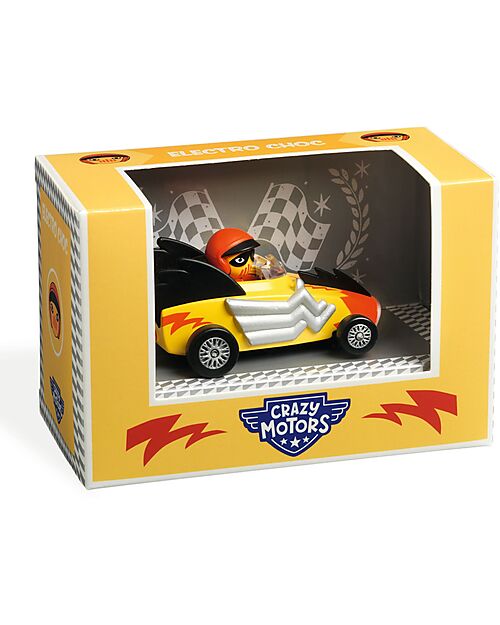 Djeco Macchinina Electro Choc - Crazy Motors - in Metallo Macchine e Trenini  in Legno