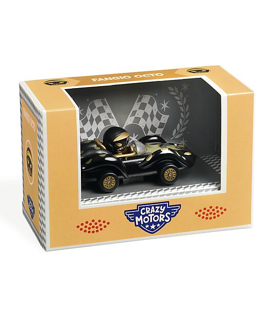 Djeco Macchinina Fangio Octo - Crazy Motors - in Metallo Macchine e Trenini  in Legno
