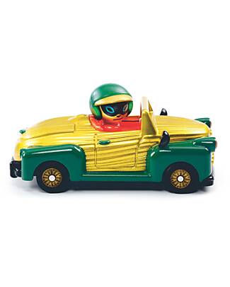 Djeco Macchinina 'Royal Scarab' - Auto Giocattolo Dorata con Sospensioni Macchine e Trenini  in Legno