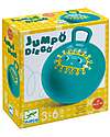 Djeco Palla Rimbalzante Jumpo Diego - Verde - Stimola il Senso dell'Equilibrio Giochi da Esterno_