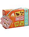 Djeco Puzzle Duo Mamma e Cucciolo - 12 puzzle - 2+ anni Puzzle