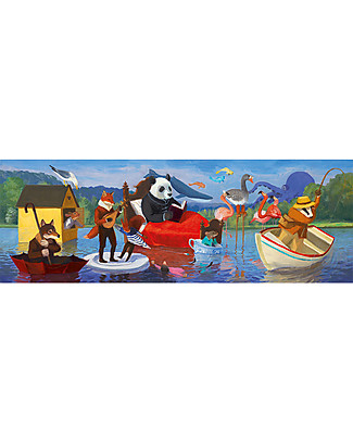 Djeco Puzzle Gallery: il Lago in Estate - 350 pezzi Puzzle