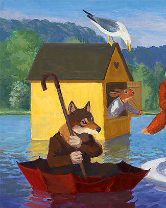 Djeco Puzzle Gallery: il Lago in Estate - 350 pezzi Puzzle
