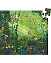 Djeco Puzzle nella Giungla - 54 pezzi - Bellissima Scatola Sagomata Puzzle