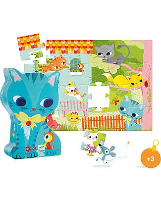 Djeco Puzzle Pachat e i suoi Amici - 24 pezzi - 3+ anni Puzzle