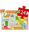 Djeco Puzzle Pachat e i suoi Amici - 24 pezzi - 3+ anni Puzzle