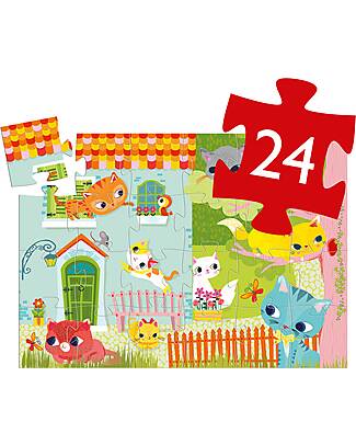 Djeco Puzzle Pachat e i suoi Amici - 24 pezzi - 3+ anni Puzzle