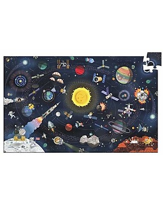 Djeco Puzzle Scoperta: Lo Spazio - 200 pezzi - Include Libretto Puzzle