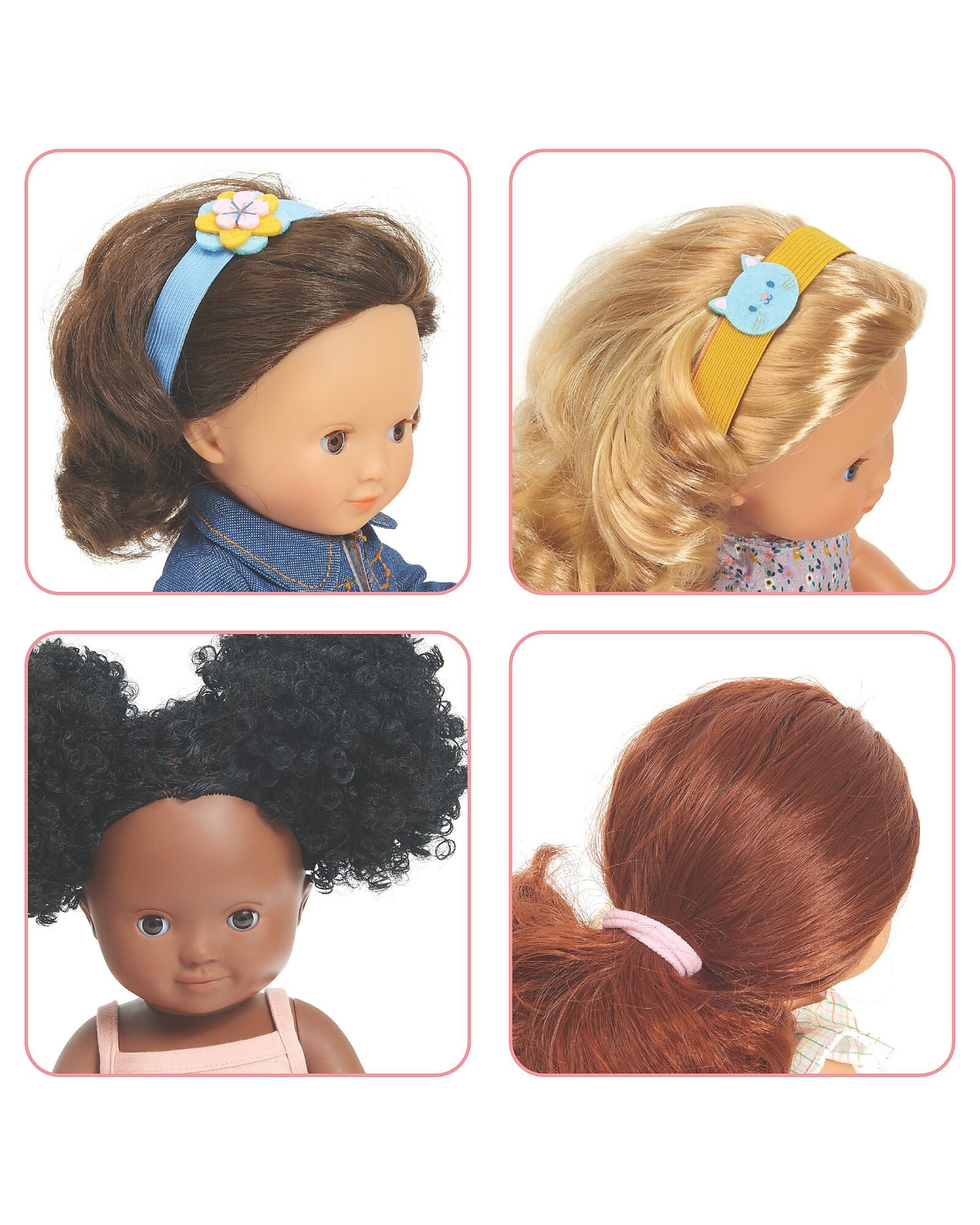 Set Parrucchiere Per Bambine - Testa Modella 21 Cm Con Accessori Per Capelli E Trucco