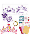 Djeco Set Gioco Creativo Like a Princess - Decora le Tiare con le Gemme! Giochi Creativi