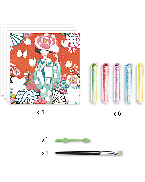 Djeco Set Gioco Decoro per Bambini - Sognare ad Occhi Aperti - dai 7 ai 12 anni Giochi Creativi