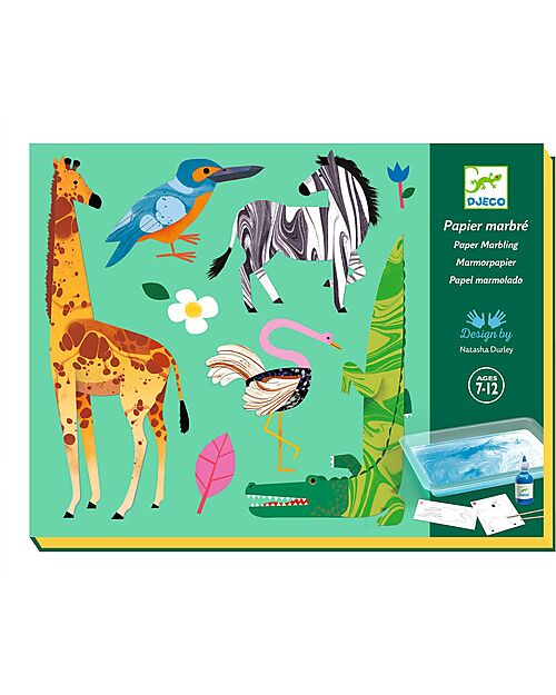 Djeco Set Gioco per Memorizzare e Decorare - con Inchiostri - Colorflu - dai 7 ai 12 anni Giochi Creativi