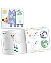 Djeco Set Pittura Magica con le Dita - Piccole Forme - Carta e Cartone certificato - 18 + Mesi Giochi Creativi