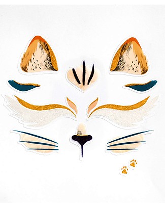 Djeco Tattoo per il viso - Animali, Gatto Tatuaggi